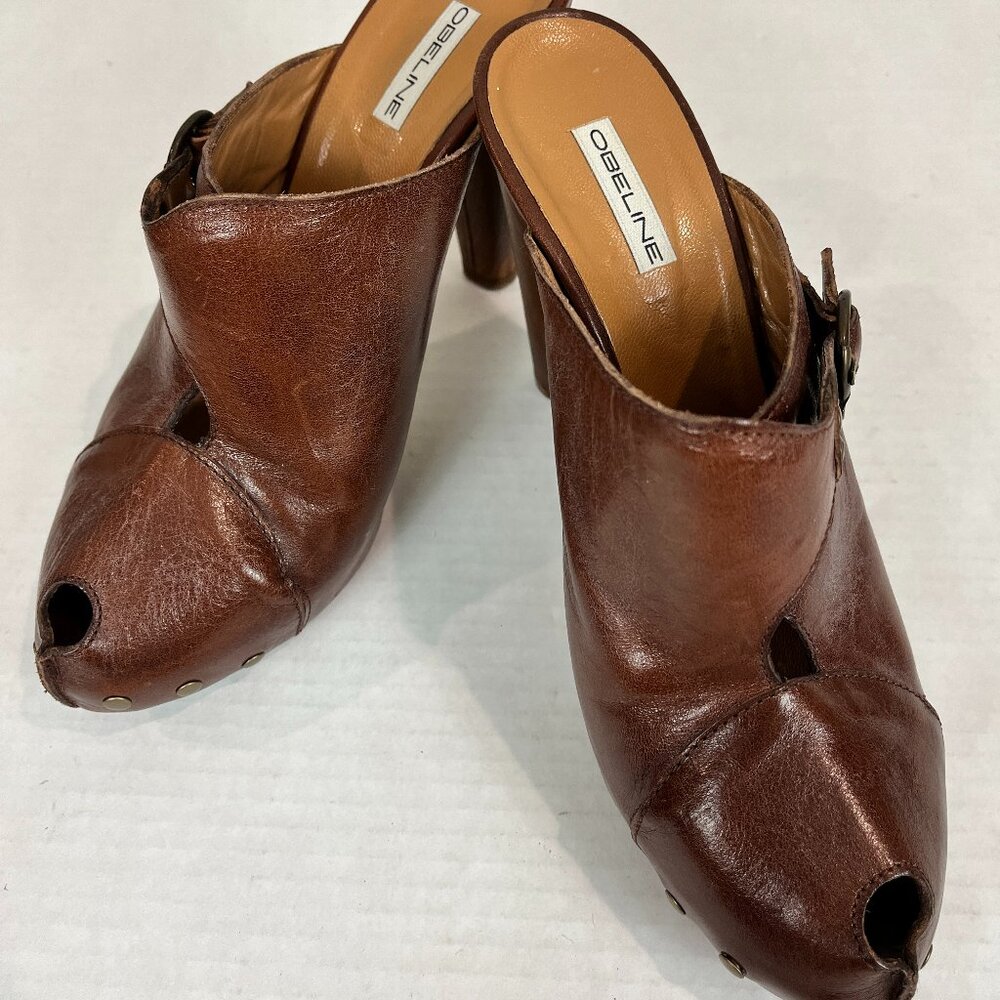 Women's Obeline Heeled Peep toe Pump Size EU 39, US 9